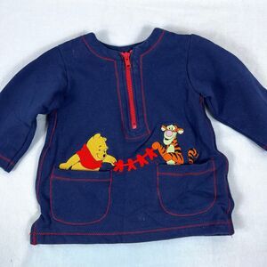 Vintage Disney Winnie the Pooh & Tigger Toddler Tunic Shirt 12m